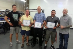 Master Tech May 9 Training Graduates