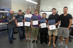 Master Tech July 25 Training Graduates